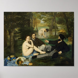 Edouard Manet - Mittagessen auf dem Gras Poster