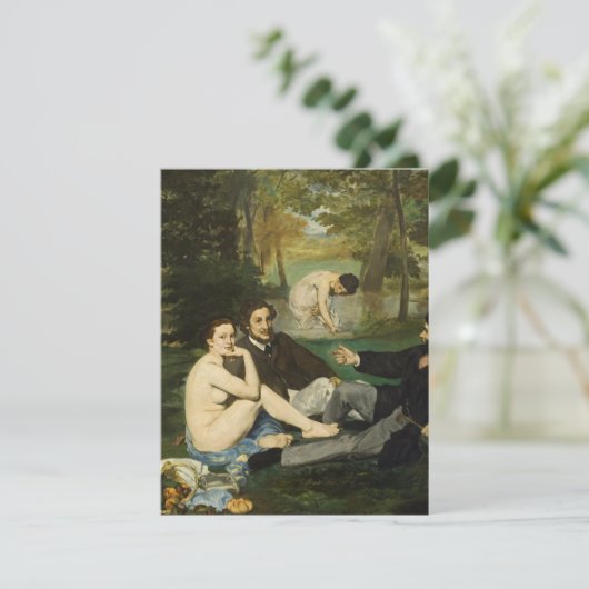 Edouard Manet - Mittagessen im Gras (Stehend Vorderseite)