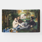 Edouard Manet - Mittagessen im Gras Banner (Horizontal)