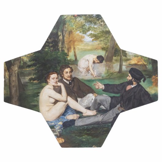 Edouard Manet - Mittagessen im Gras Fußball (Flach)