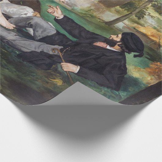Edouard Manet - Mittagessen im Gras Geschenkpapier (Ecke)