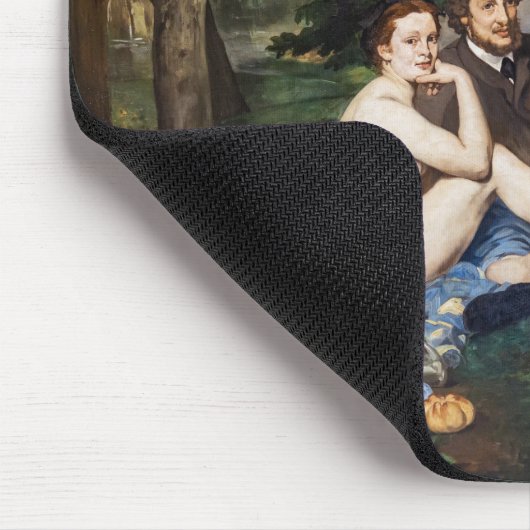 Edouard Manet - Mittagessen im Gras Mousepad (Ecke)