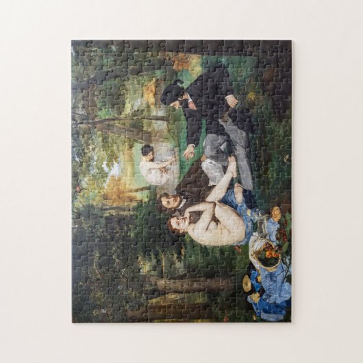 Edouard Manet - Mittagessen im Gras Puzzle (Vertikal)