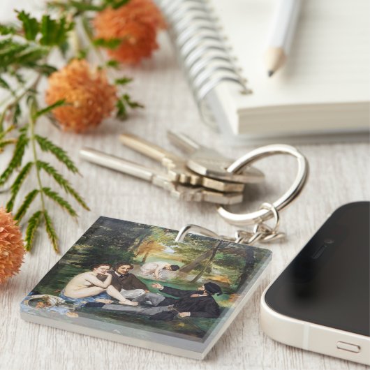 Edouard Manet - Mittagessen im Gras Schlüsselanhänger (Vorderseite rechts)