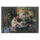 Edouard Manet - Mittagessen im Gras Schneidebrett (Vorderseite)