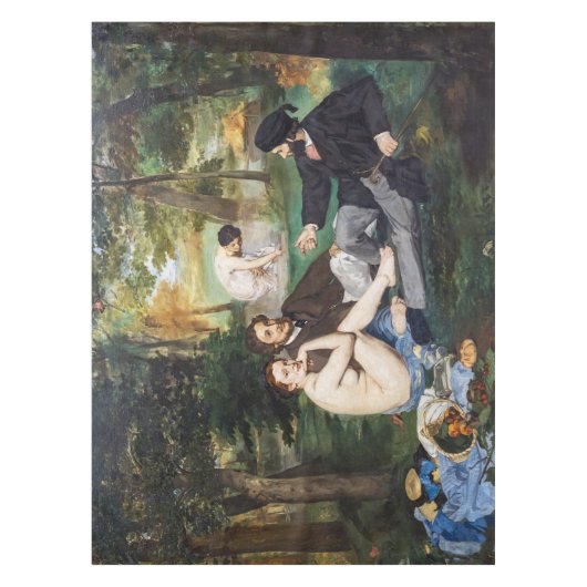 Edouard Manet - Mittagessen im Gras Tischdecke (Vorderseite)