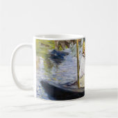 Edouard Manet - Monet in seinem Studio-Boot Kaffeetasse (Links)