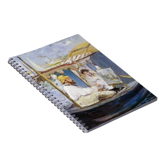 Edouard Manet - Monet in seinem Studio-Boot Notizblock (Rechte Seite)