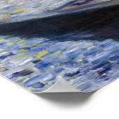 Edouard Manet - Monet in seinem Studio-Boot Poster (Ecke)