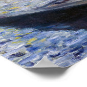 Edouard Manet - Monet in seinem Studio-Boot Poster (Ecke)