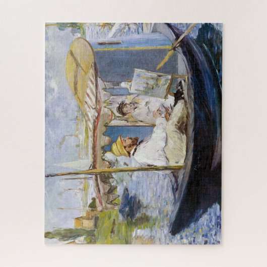 Edouard Manet - Monet in seinem Studio-Boot Puzzle (Vertikal)