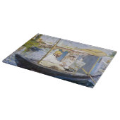 Edouard Manet - Monet in seinem Studio-Boot Schneidebrett (Ecke)