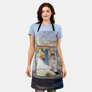 Edouard Manet - Monet in seinem Studio-Boot Schürze