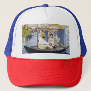 Edouard Manet - Monet in seinem Studio-Boot Truckerkappe