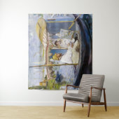 Edouard Manet - Monet in seinem Studio-Boot Wandteppich (Beispiel)