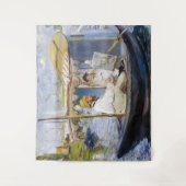 Edouard Manet - Monet in seinem Studio-Boot Wandteppich (Vorderseite)