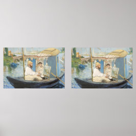 Edouard Manet - Monetmalerei auf seinem Studio-Boo Bilderwand Sets