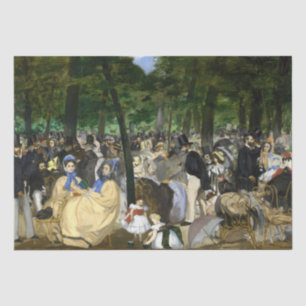 Edouard Manet - Musik im Tuilerien-Garten Seidenpapier