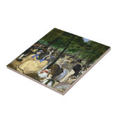 Edouard Manet - Musik im Tuileriengarten Fliese (Seite)