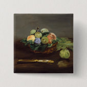 Edouard Manet - Obstkorb Button (Vorderseite)