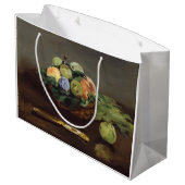 Edouard Manet - Obstkorb Große Geschenktüte (Rückseite Schrägansicht)