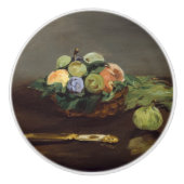 Edouard Manet - Obstkorb Keramikknauf (Vorderseite)
