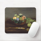 Edouard Manet - Obstkorb Mousepad (Mit Mouse)
