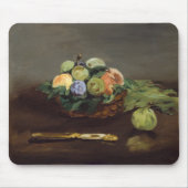 Edouard Manet - Obstkorb Mousepad (Vorne)
