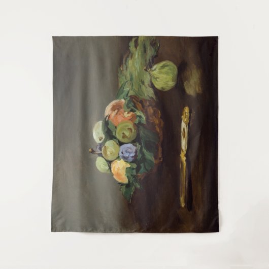 Edouard Manet - Obstkorb Wandteppich (Vorderseite)