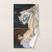 Edouard Manet - Olympia Badhandtuch Set (Handtuch)