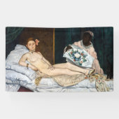 Edouard Manet - Olympia Banner (Horizontal)