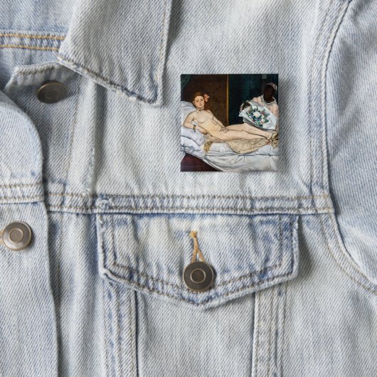 Edouard Manet - Olympia Button (Beispiel)
