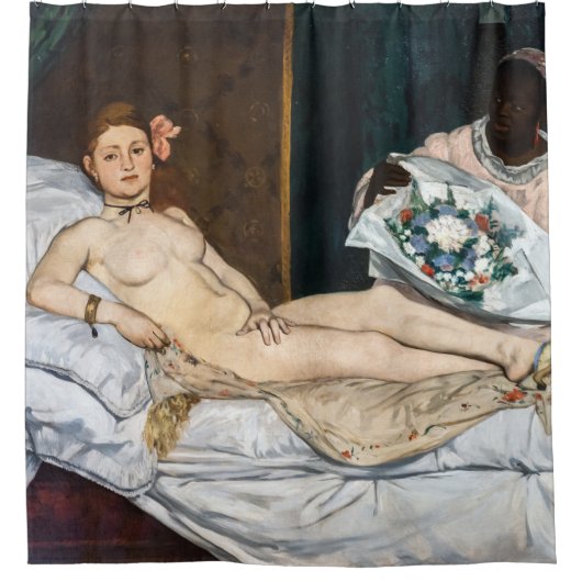 Edouard Manet - Olympia Duschvorhang (Vorderseite)