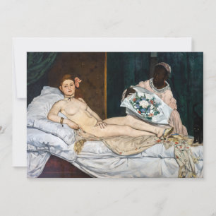 Edouard Manet - Olympia Einladung