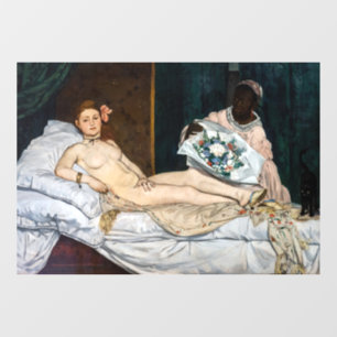 Edouard Manet - Olympia Fensteraufkleber