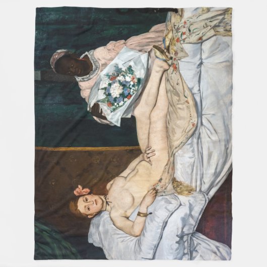 Edouard Manet - Olympia Fleecedecke (Vorderseite)