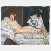 Edouard Manet - Olympia Fleecedecke (Vorderseite (Horizontal))