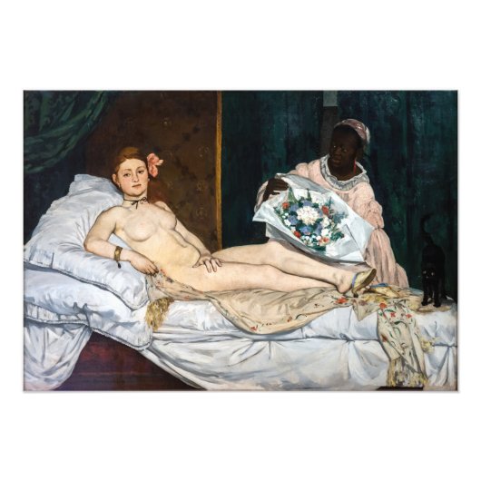 Edouard Manet - Olympia Fotodruck (Vorne)