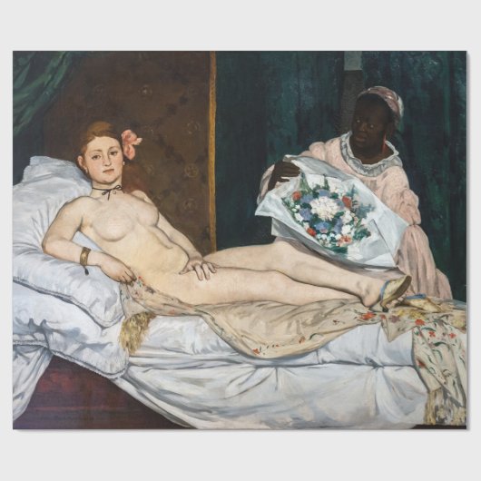 Edouard Manet - Olympia Geschenkpapier (Flach)