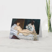 Edouard Manet - Olympia Karte (Vorderseite)