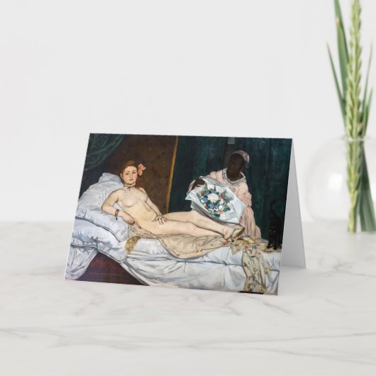 Edouard Manet - Olympia Karte (Vorderseite)