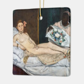 Edouard Manet - Olympia Keramikornament (Links)