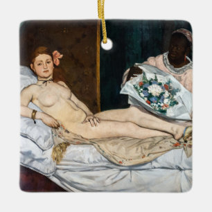 Edouard Manet - Olympia Keramikornament