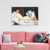 Edouard Manet - Olympia Leinwanddruck (Insitu (Wohnzimmer))