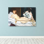 Edouard Manet - Olympia Leinwanddruck (Insitu (Holzboden))