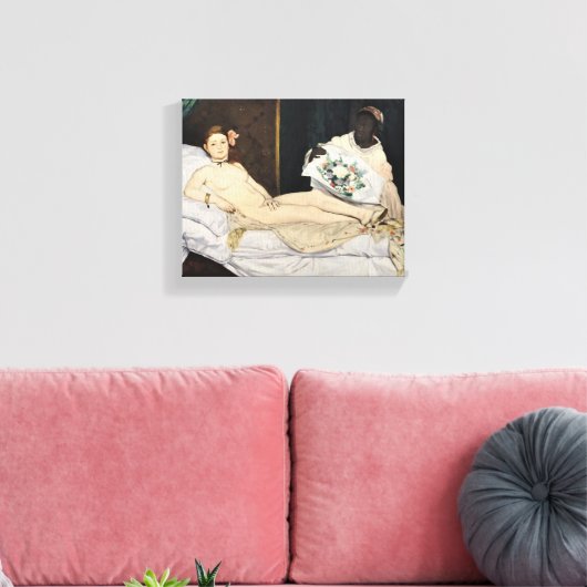 Edouard Manet - Olympia Leinwanddruck (Insitu (Wohnzimmer))