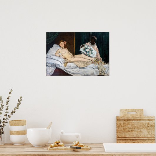 Edouard Manet - Olympia Poster (Küche)