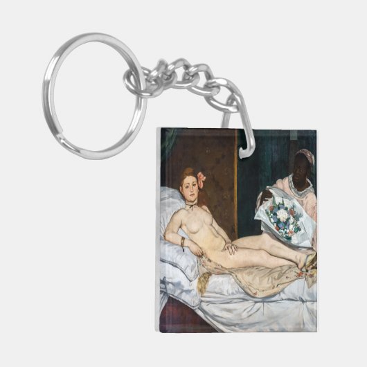 Edouard Manet - Olympia Schlüsselanhänger (Vorderseite links)
