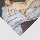 Edouard Manet - Olympia Seidenpapier (Ausschnitt)