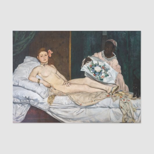 Edouard Manet - Olympia Seidenpapier (Vorderseite)